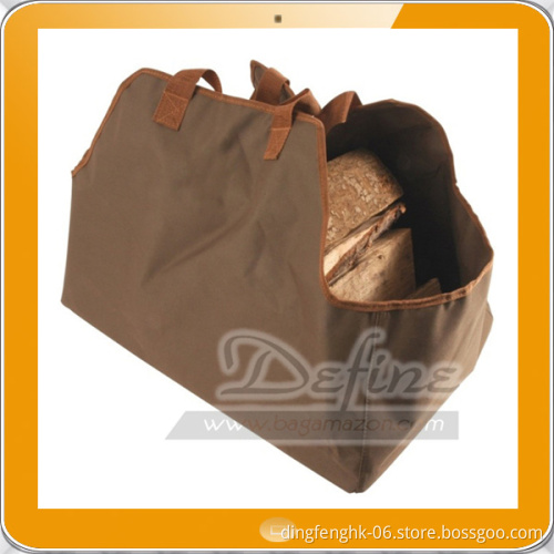 China Premium Quality Canvas Firewood Log Carrier Bag